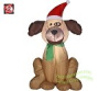 Airblown Dog Christmas Inflatable